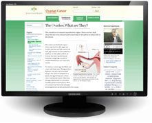 Screenshot of Oncology Interactive Navigator