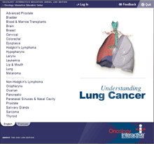 Oncology Interactive Education Series server screenshot